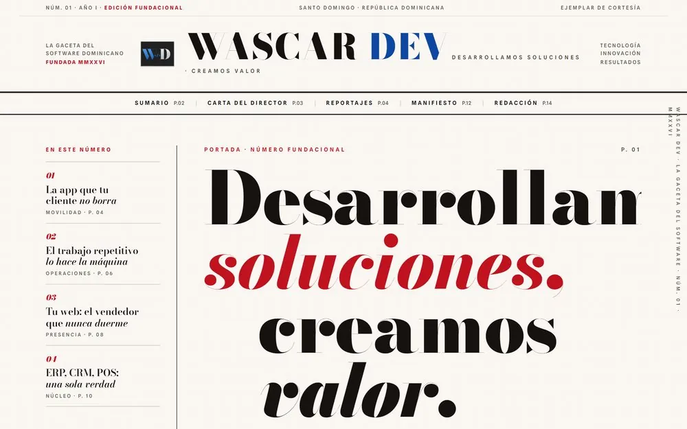 Exploración de diseño: La Gaceta